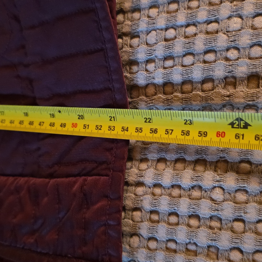 J.CREW Classic Burgundy Wine Quilted Jacket Size XS - Picture 11 of 11